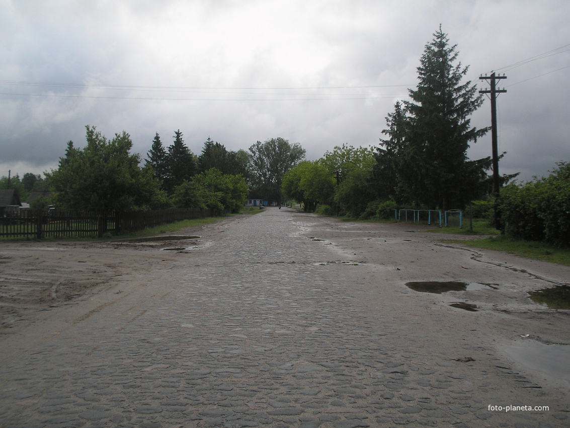центральна дорога по селі
