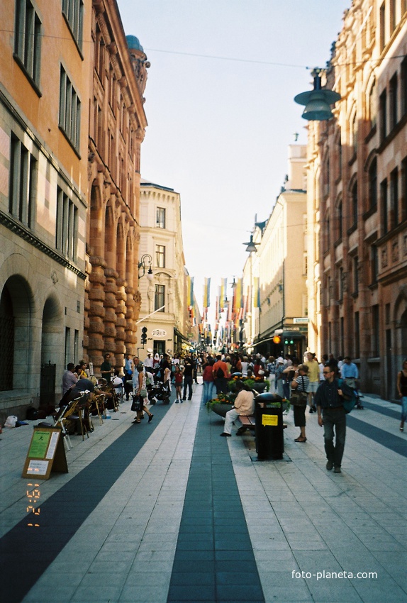 Стокгольм, пешеходная улица