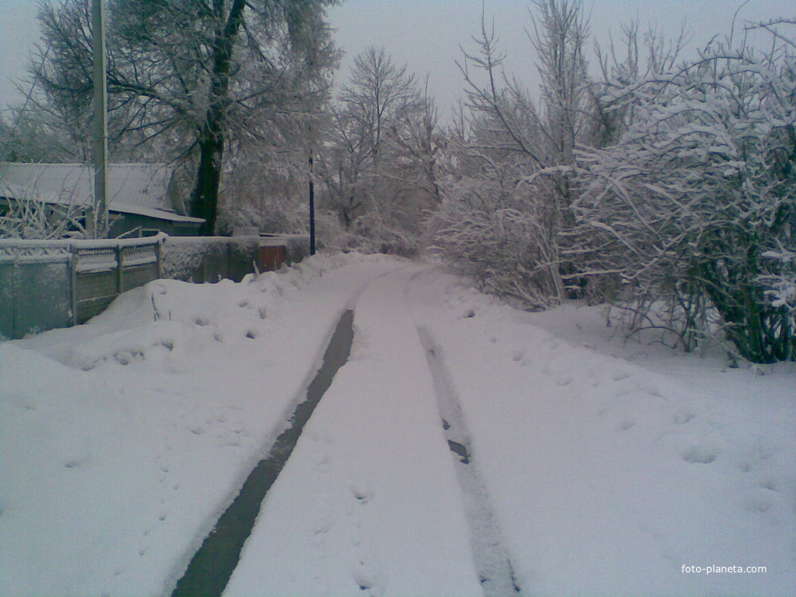 Зима на ул.Садовой