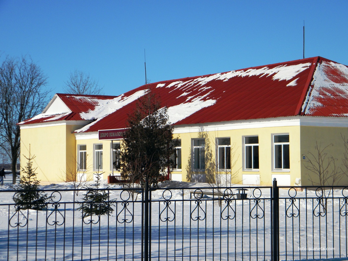 Школа села  Грушовка