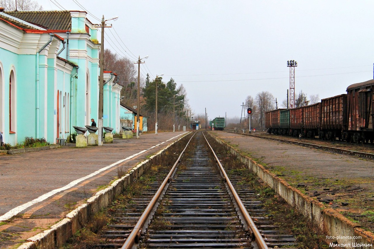 Железнодорожная станция города Торопец