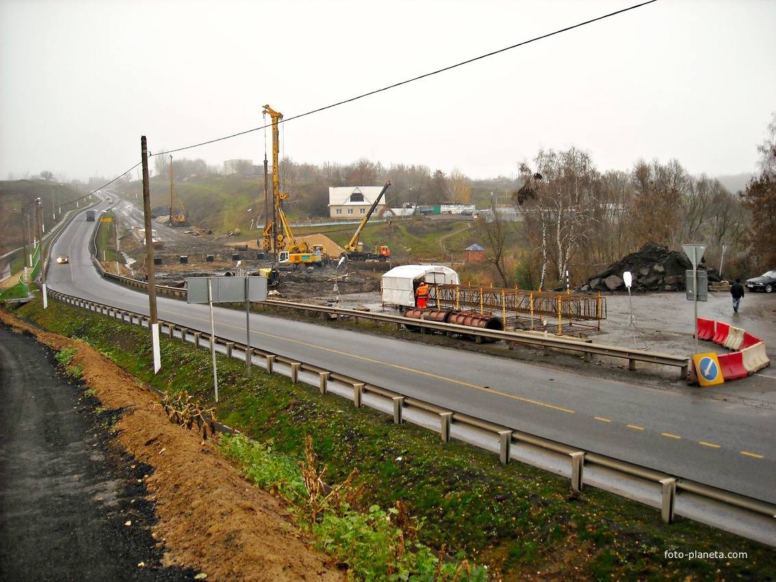 Строительство мостов через р.Фатежик