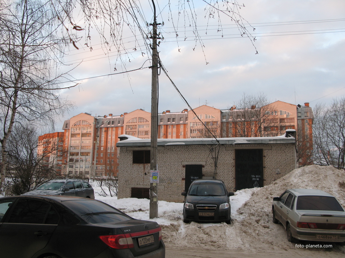 Сыктывкар декабрь 2013 двор по ул. Коммунистической