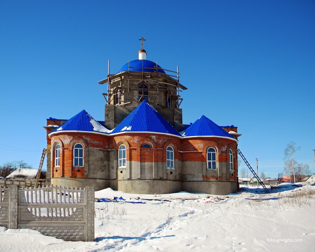 Этап восстановления Рождество-Богородицкого храма в селе Шаталовка