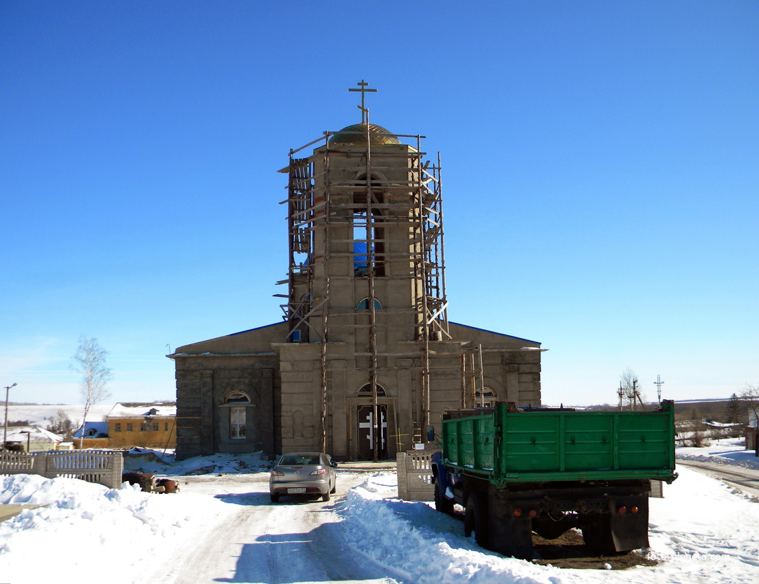 Этап восстановления Рождество-Богородицкого храма в селе Шаталовка