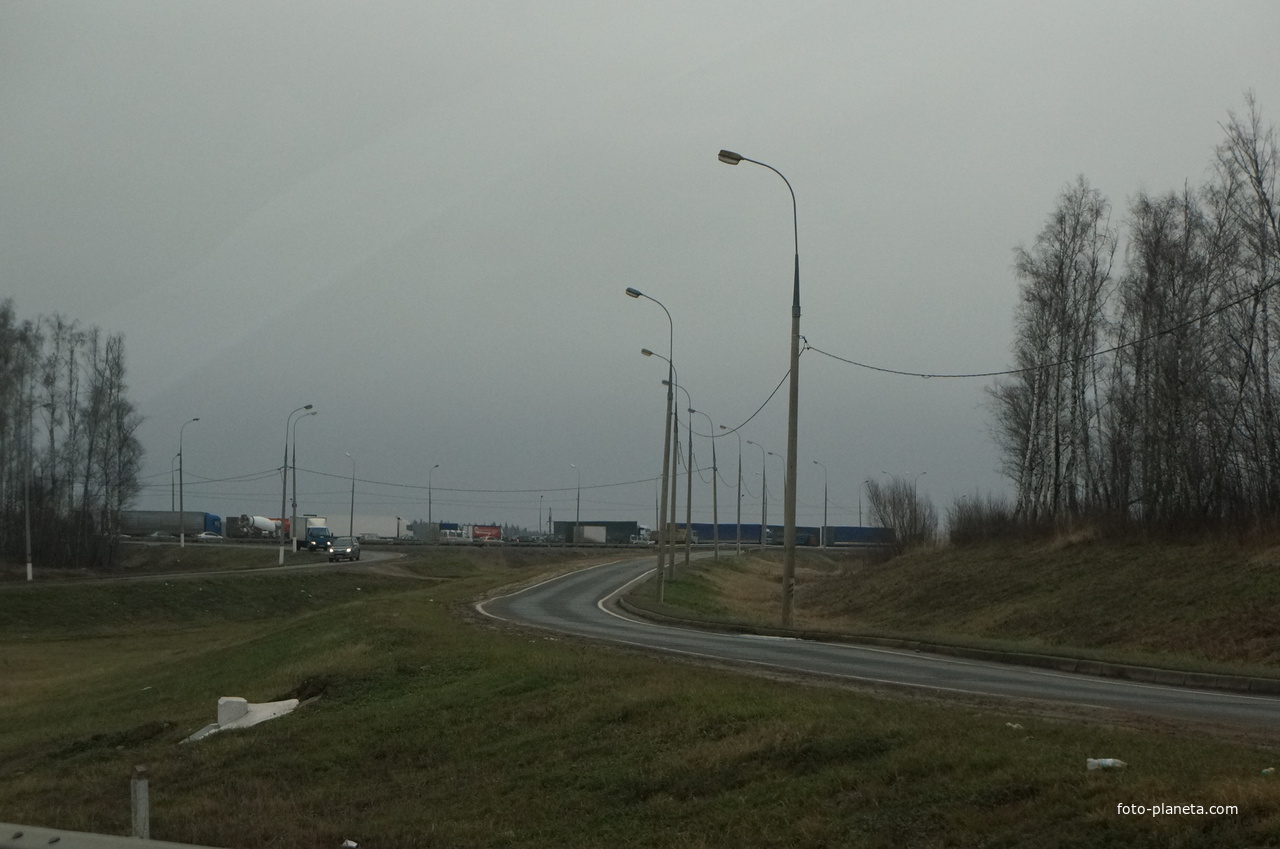 Поворот на первую бетонку