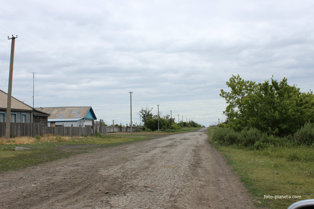 Улица Портизан со стороны водохронилеще