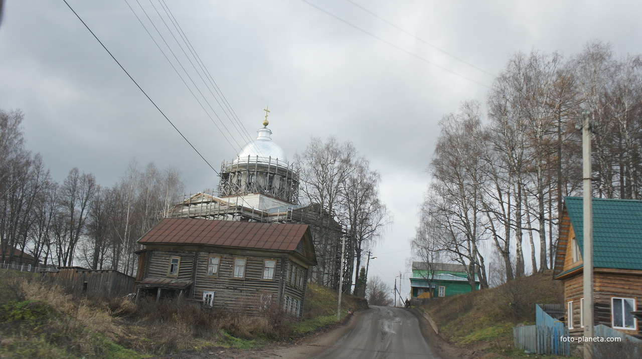 дорога в центр Парфеньева