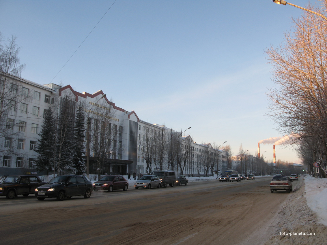 Сыктывкар январь 2014 Октябрьский проспект