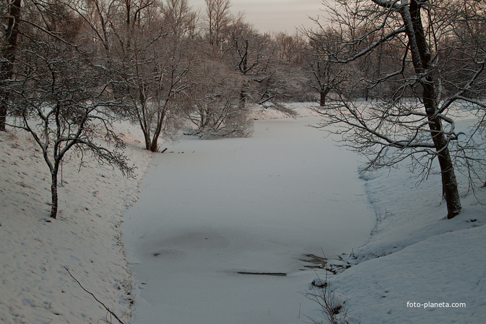 Фасадный пруд в Александровском парке