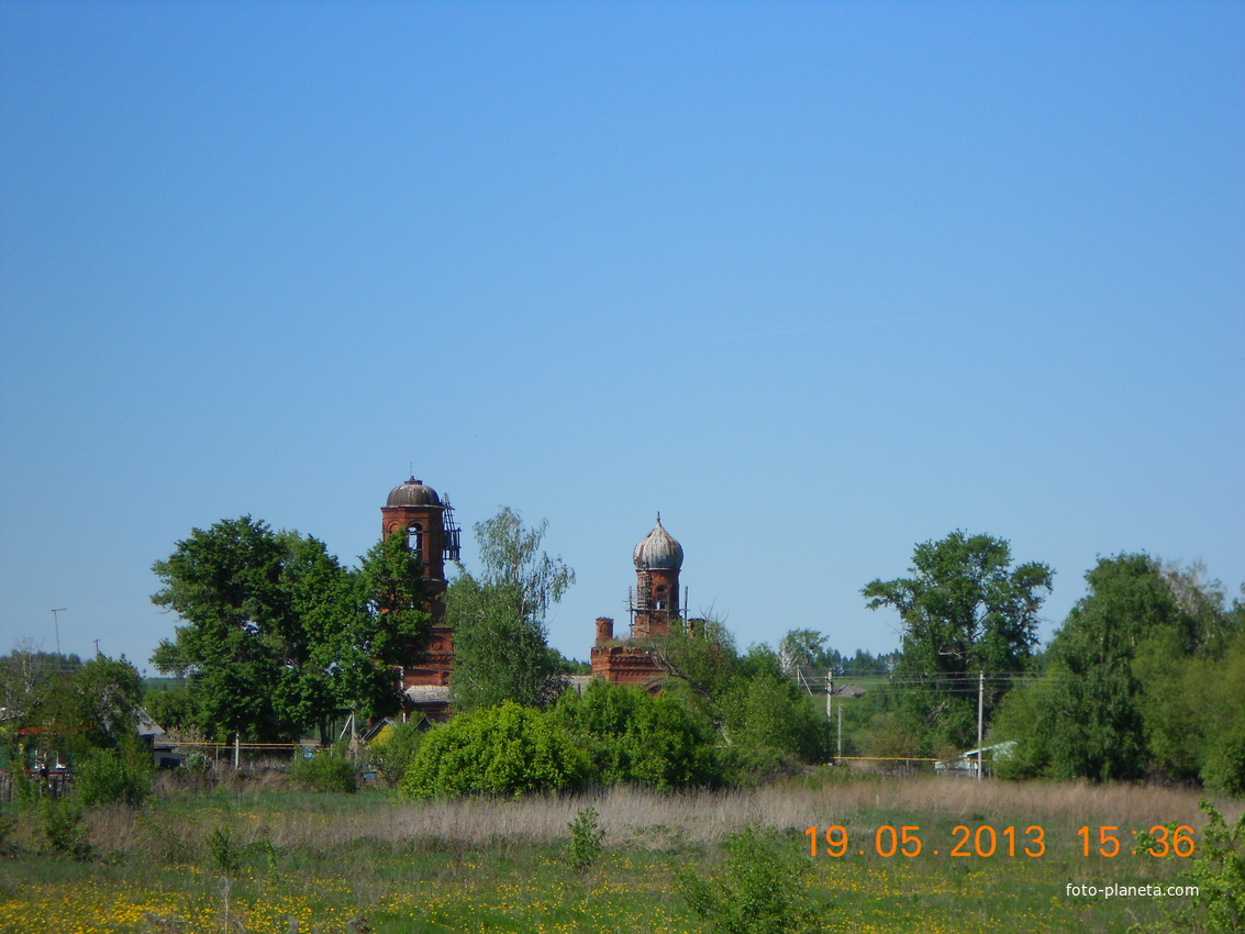 Церковь в селе Летки. Республика Мордовия
