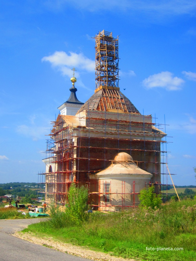 Реставрация церкви в Ермолово. 2013