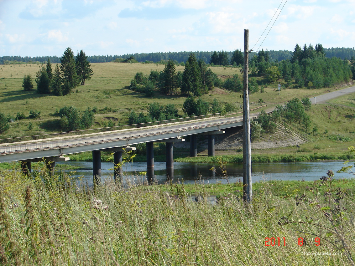 Мост через Реж.