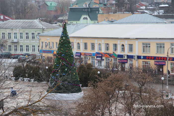 New Year Tree of Volokоlamsk. Новогодняя елка-2014 в центре Волоколамска