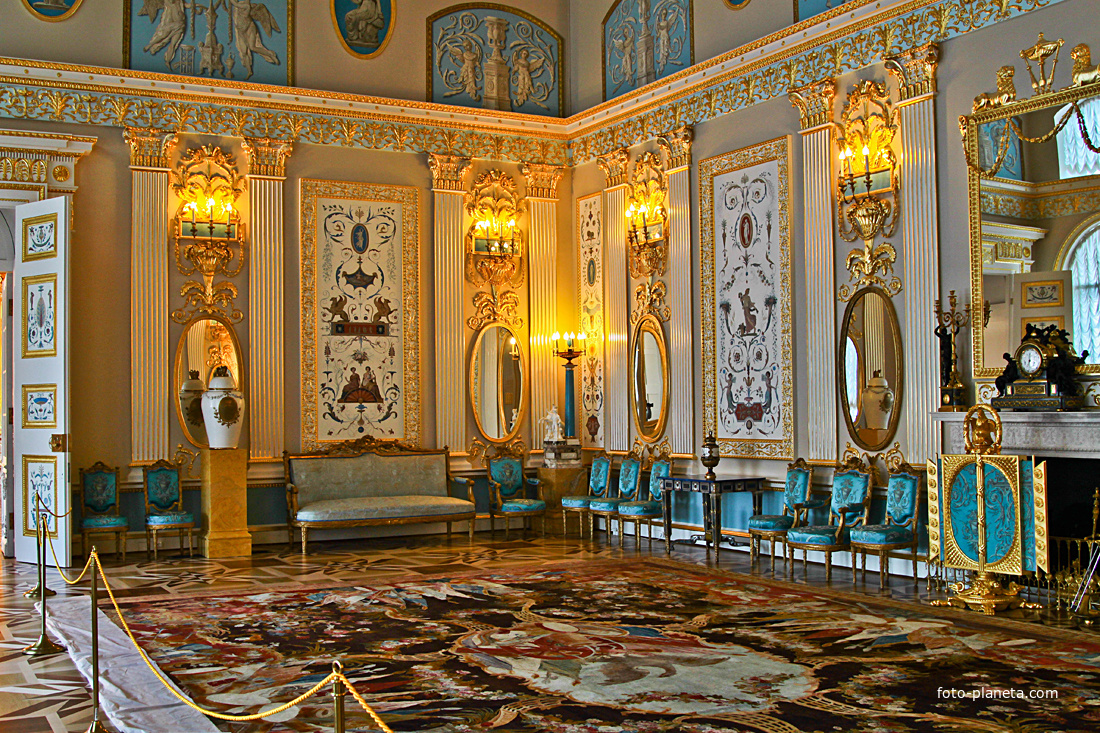 Арабесковый зал Екатерининского дворца