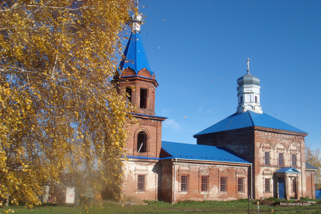 село Спешнево церковь в честь иконы Казанской Божьей матери