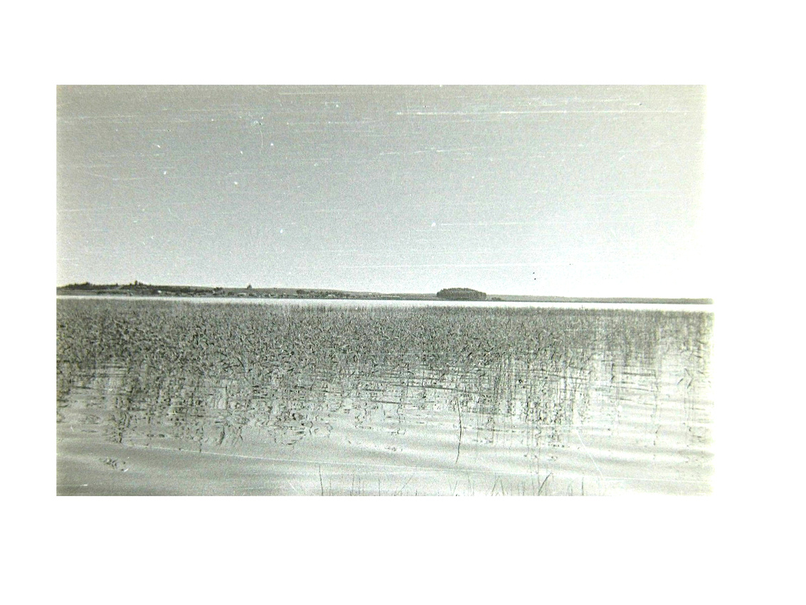 Вершинино. Вид с озера. 1967 год