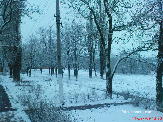 Зима на шкільному подвір&#039;ї