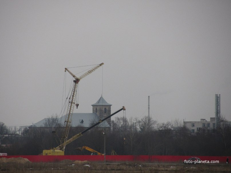 Гатчина, вид на мкр Аэропорт и кирху