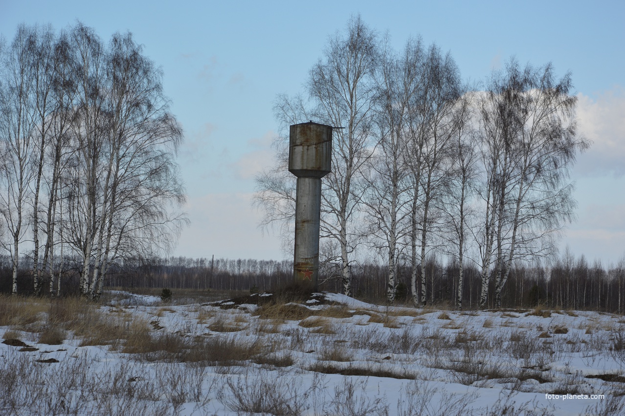 Сохранилась водонапорная башня