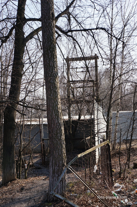 Столбы трансформаторный гоэлрошной линии Каширская ГРЭС - Москва, 1920-х годов (?)