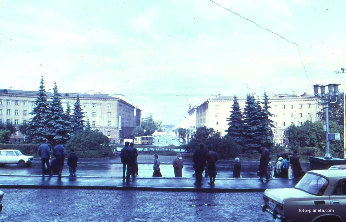 Площадь Гагарина, сентябрь 1989 г.