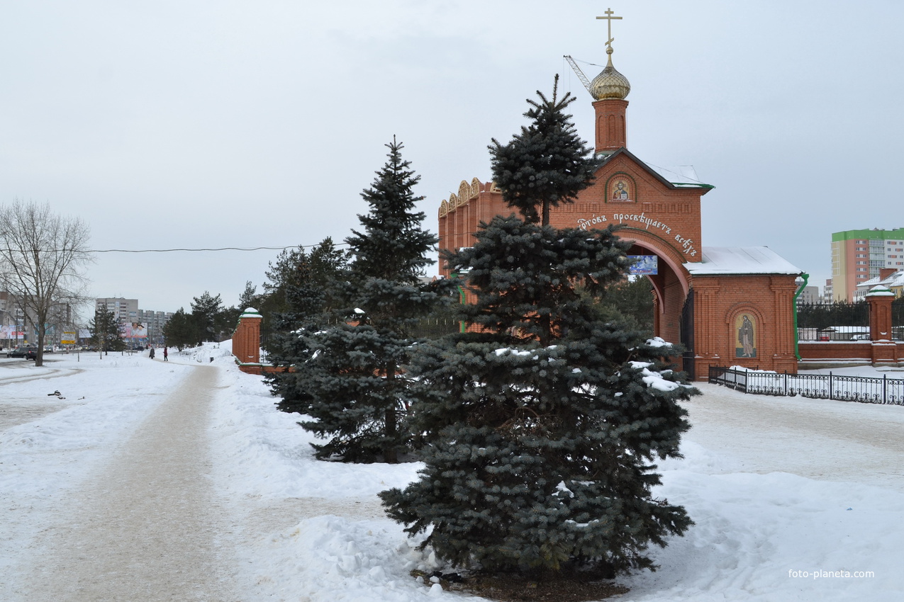 Достопримечательности Дзержинска зимой