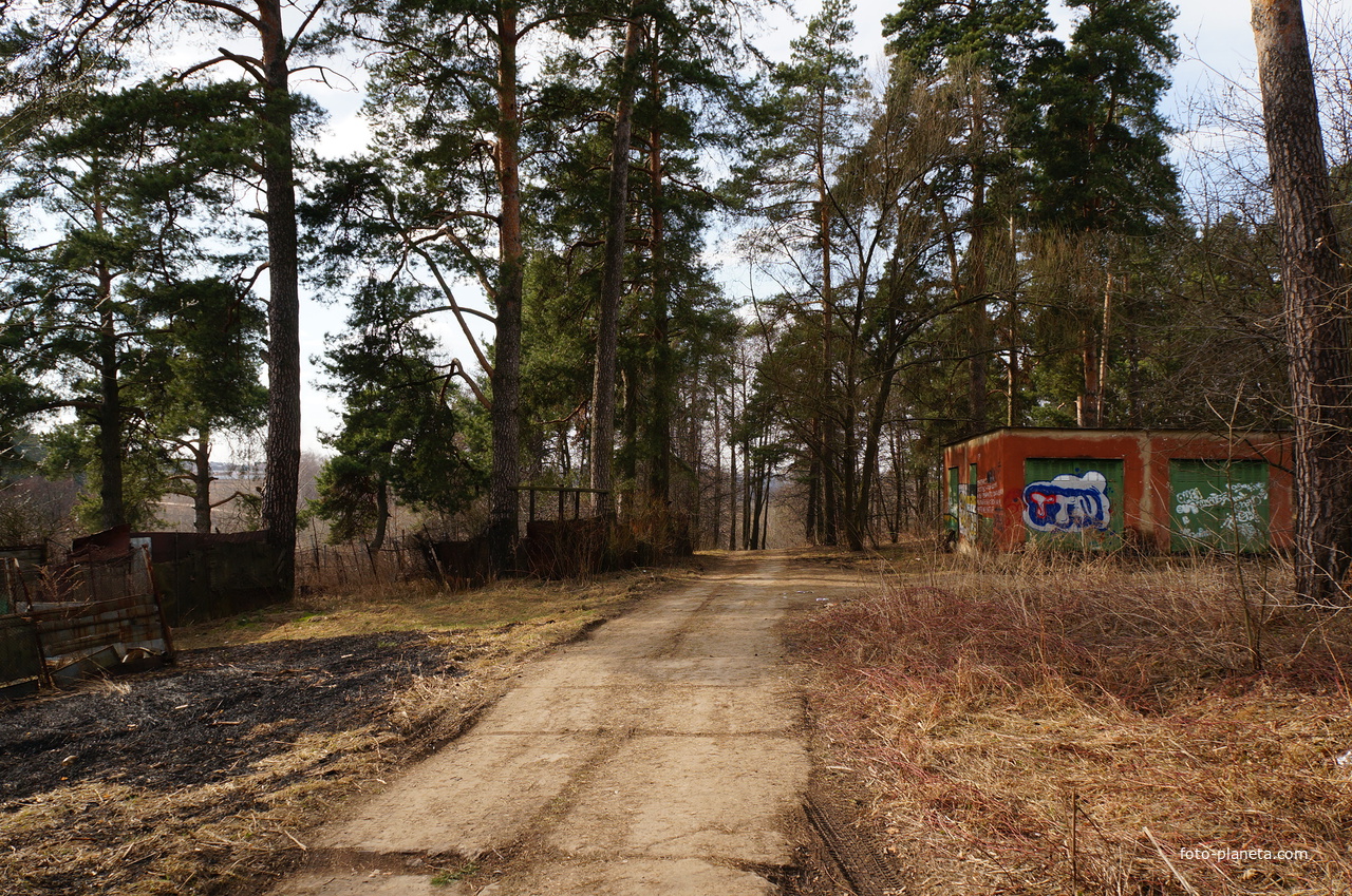 Территория бывшей усадьбы Троицкое на Обитце