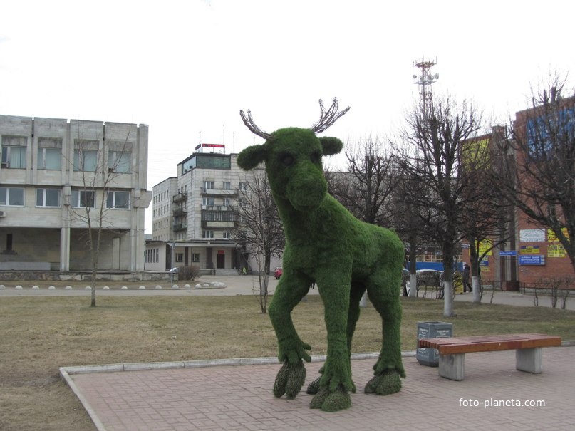 Кировск. Лосёнок-символ города