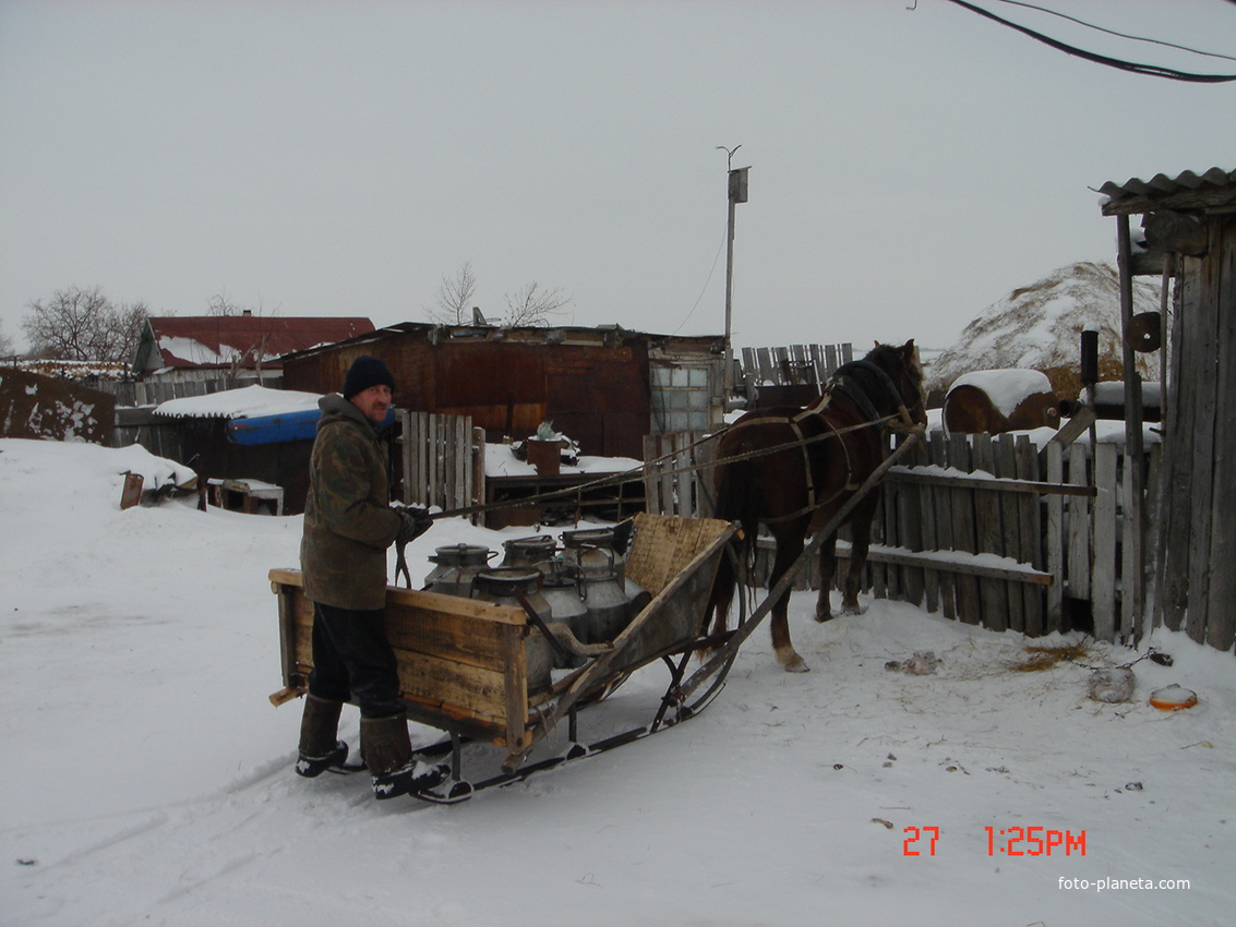 Будни села