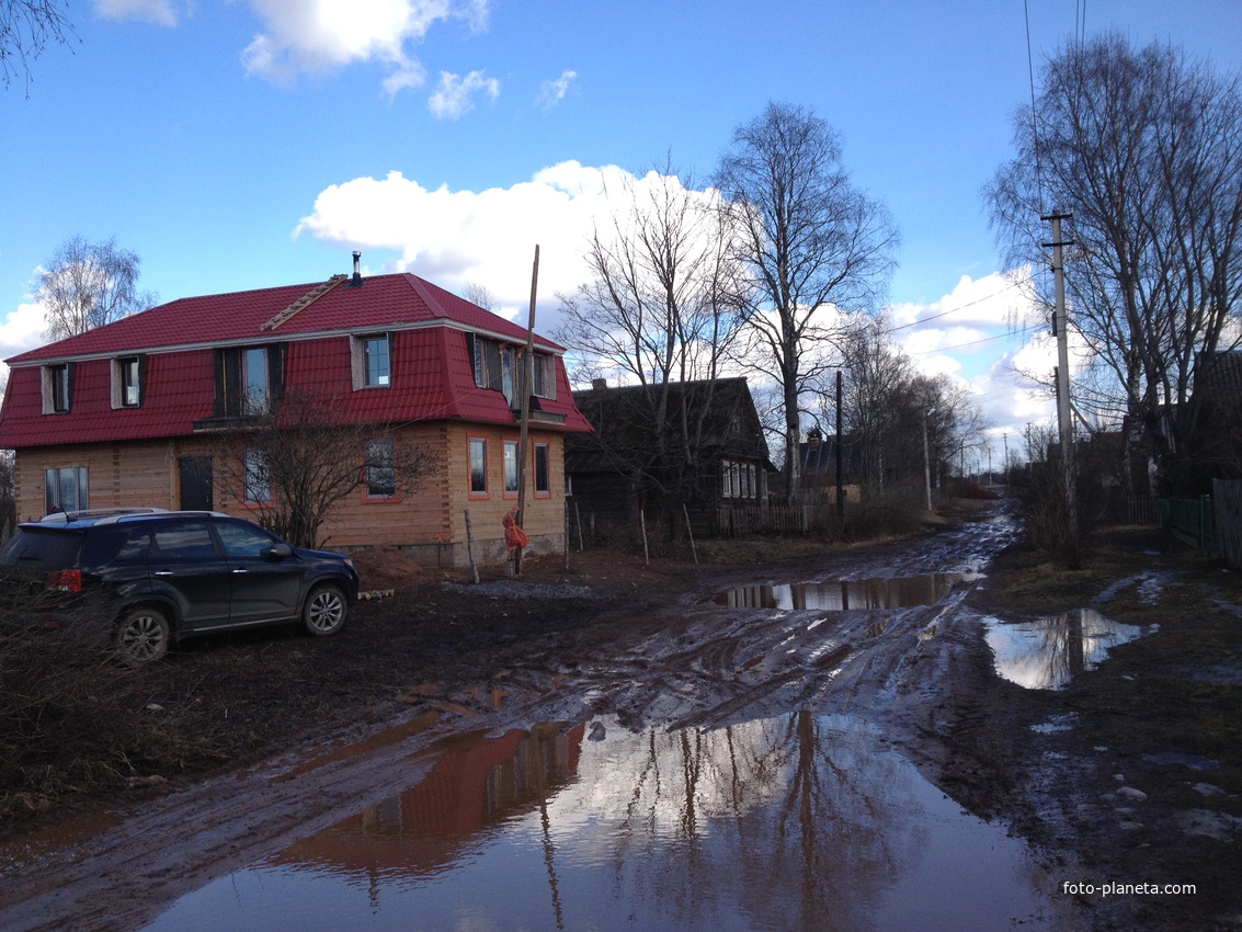 Овино - весенняя распутица