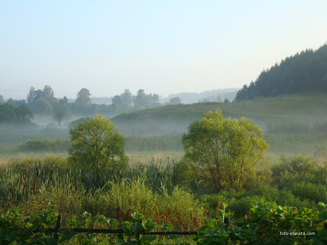 Белочь,Все еще туман.