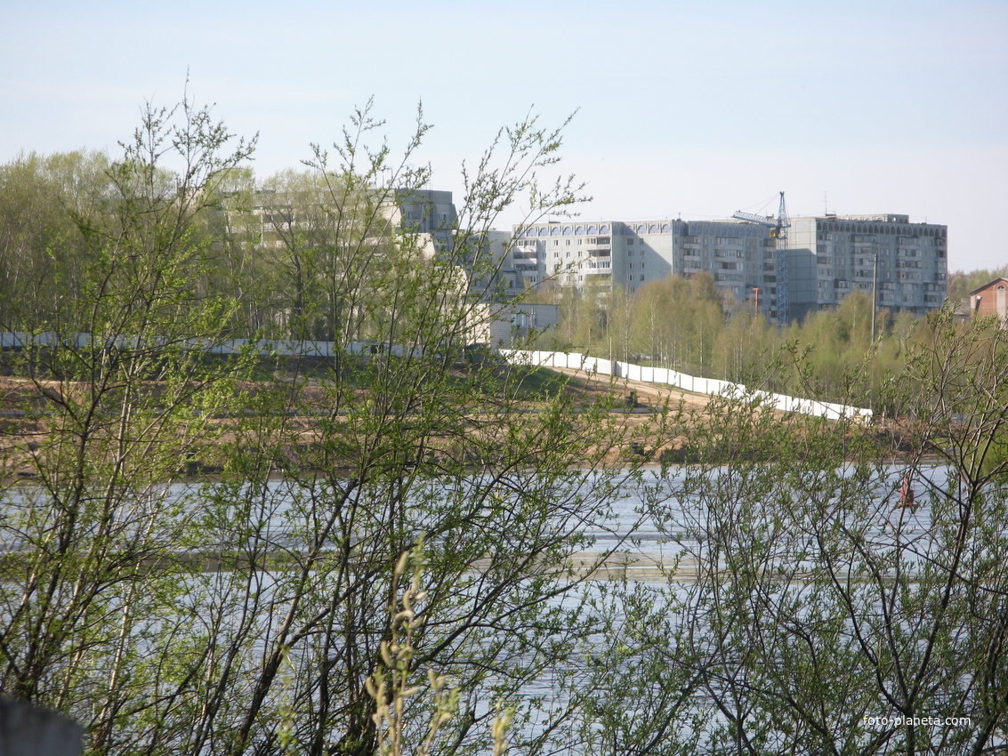 Сыктывкар 2014 - работы на набережной Сысолы