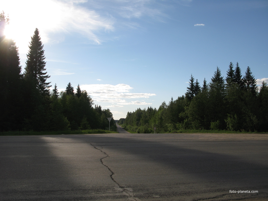 пос. Краснозатонский (Сыктывкар) 2014 - дорога на Седкыркещ