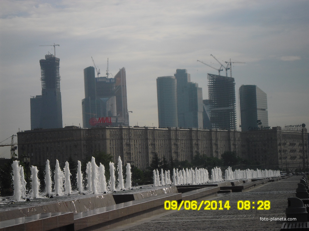 Москва Сити вид с Поклонной горы