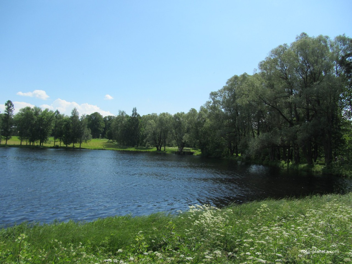 Озеро в усадьбе Сиворицы
