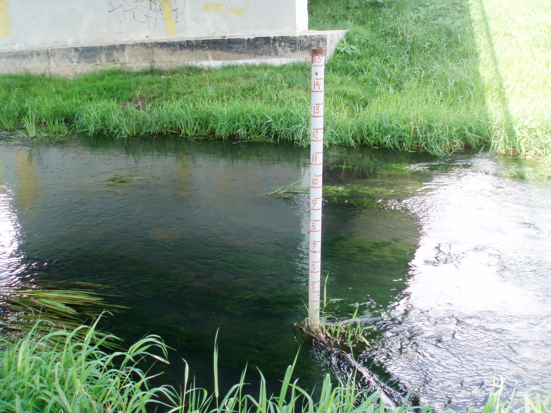Измеритель глубины воды на реке Нудоль