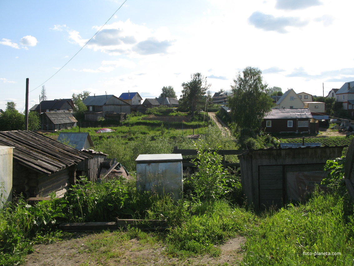 Выльгорт 2014 - c ул. Желехнодорожная