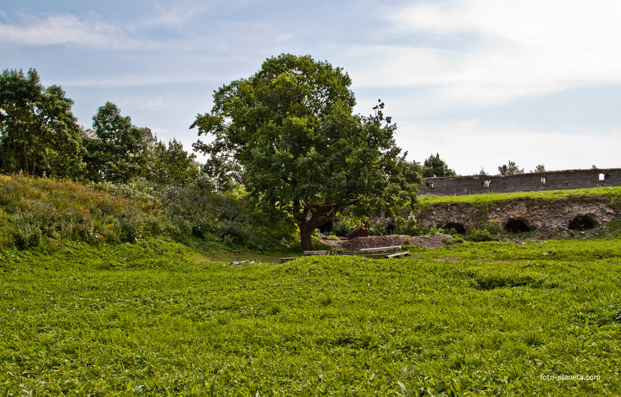 Территория крепости