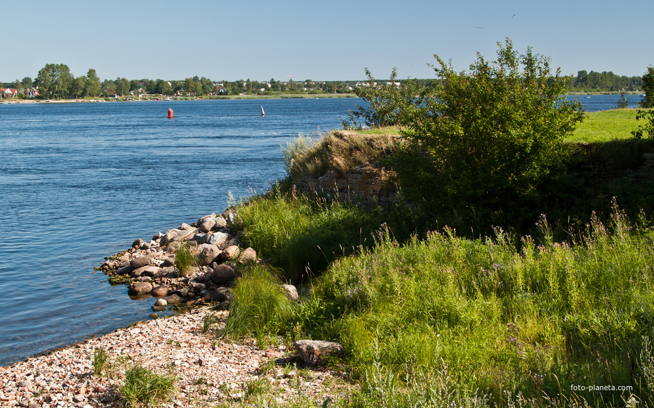 Берег острова Ореховый