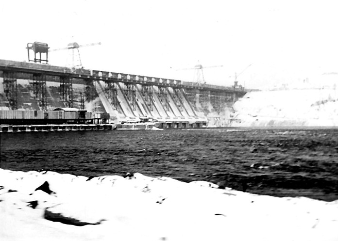 ГЭС зима. 78-79год