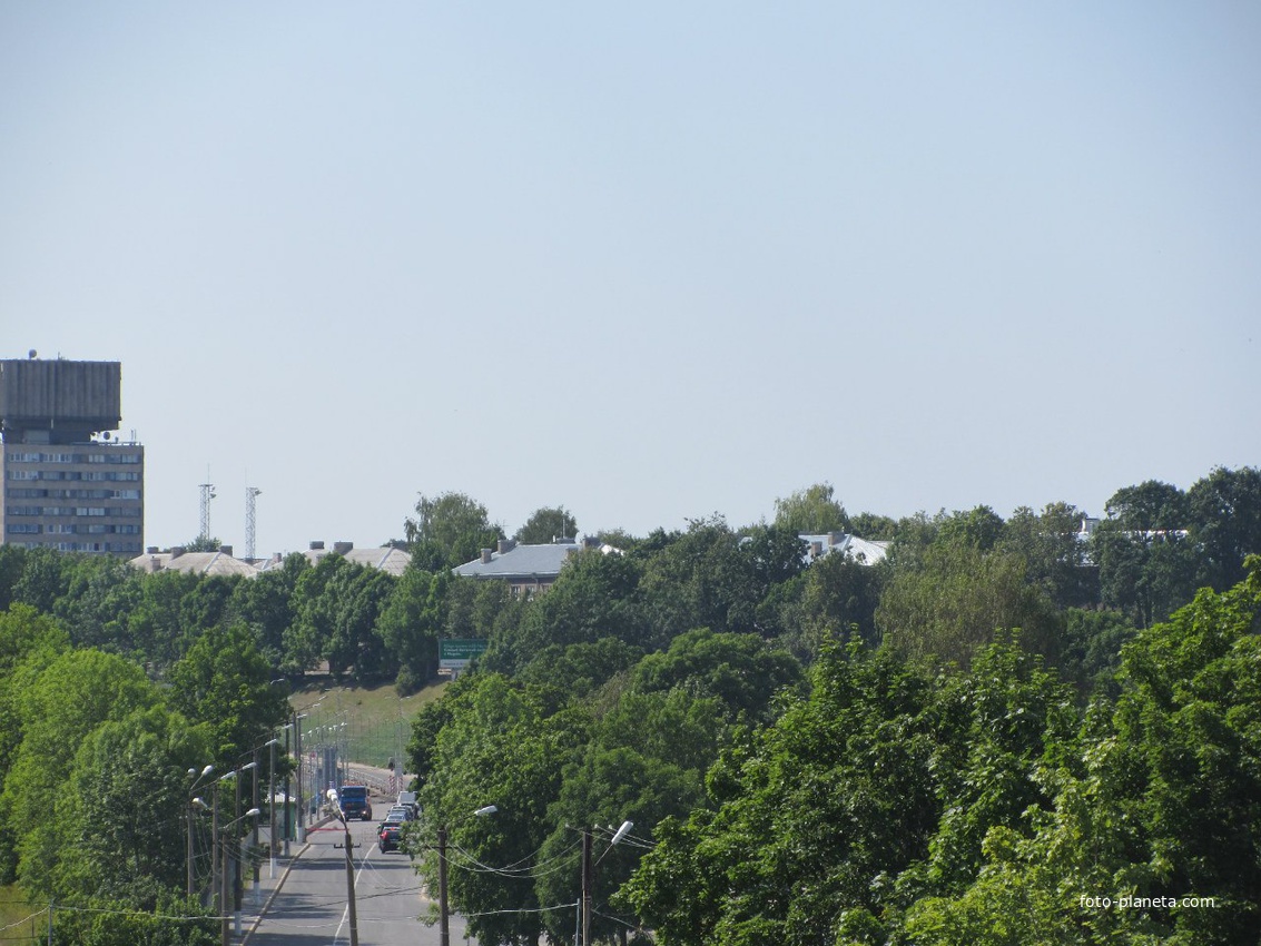 Вид на Нарву с Ивангородского берега