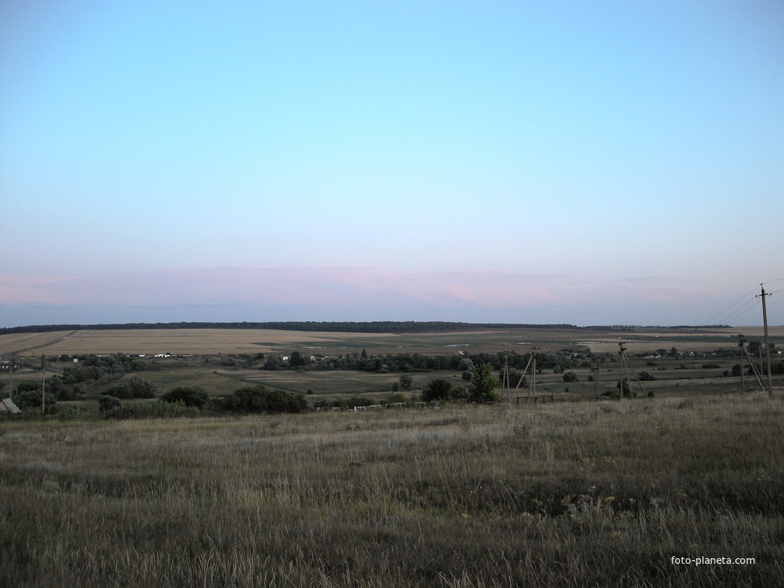 Вид на село Беловское