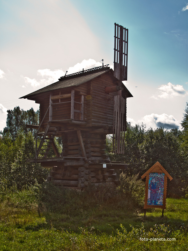 Русская деревня Шуваловка. Мельница.