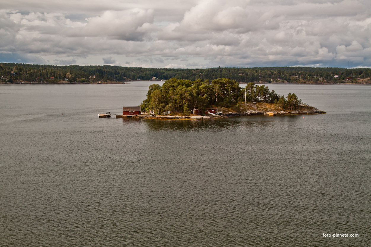 Остров вблизи Стокгольма