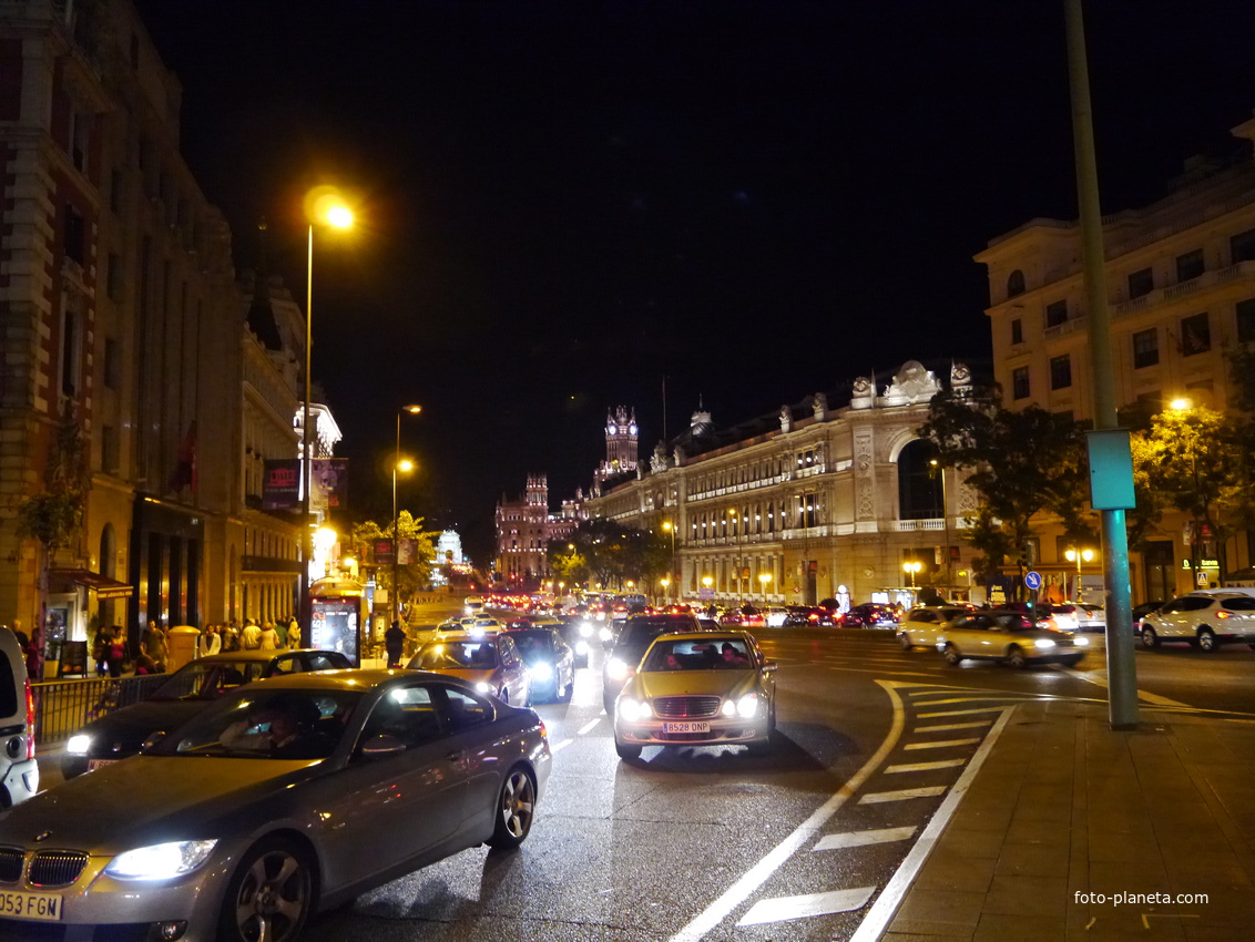 Ночной Мадрид