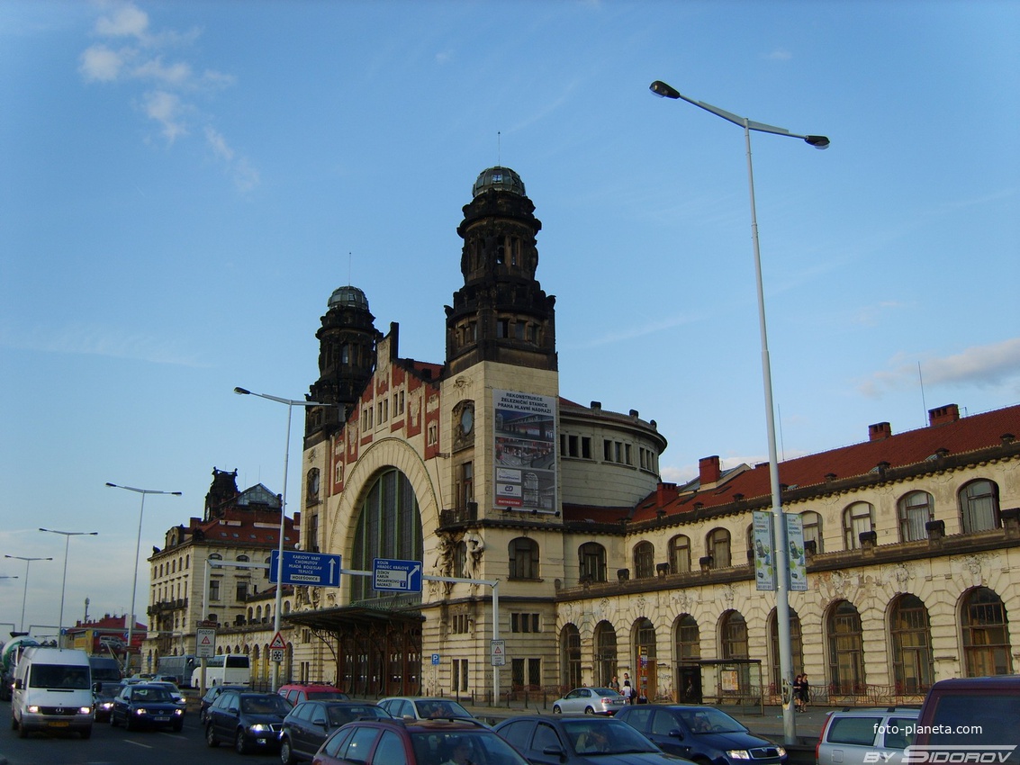 Главный ЖД Вокзал Праги