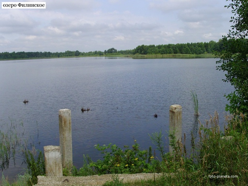 Озеро Филинское (остатки бывшей насосной)