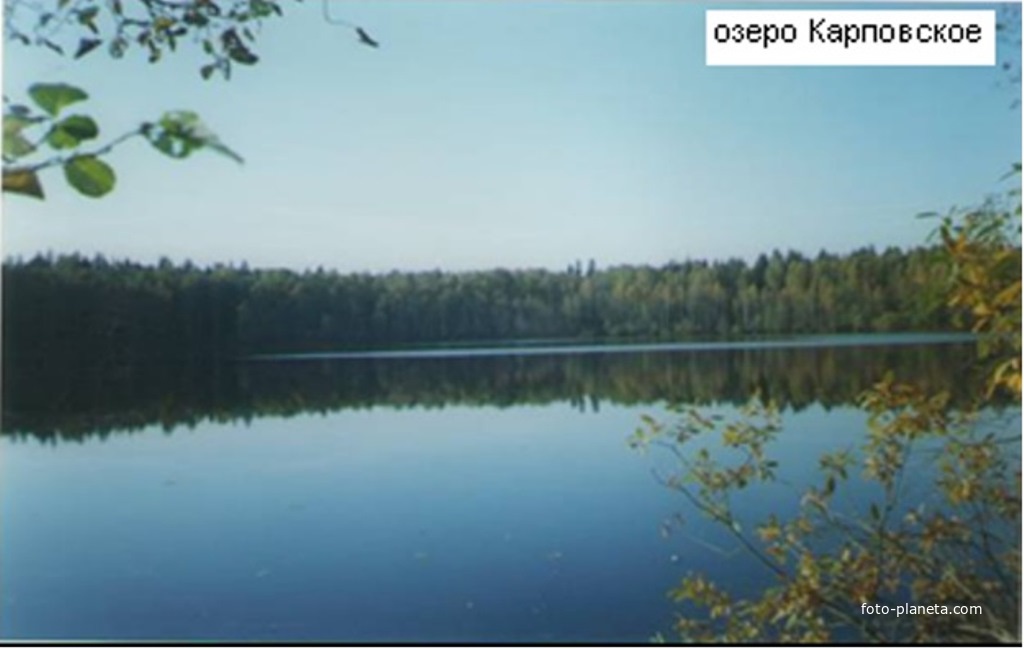 Озеро Карповское у села Власово
