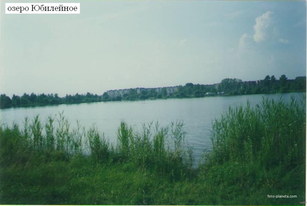 Озеро Юбилейное в городе Рошаль